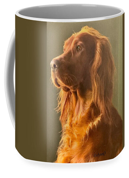 Aine the Regal Irish Setter - Mug