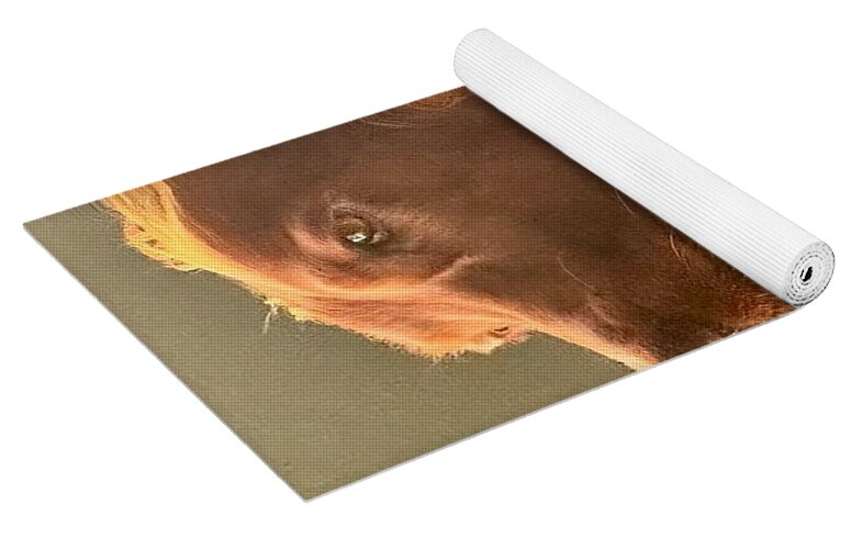 Aine the Regal Irish Setter - Yoga Mat