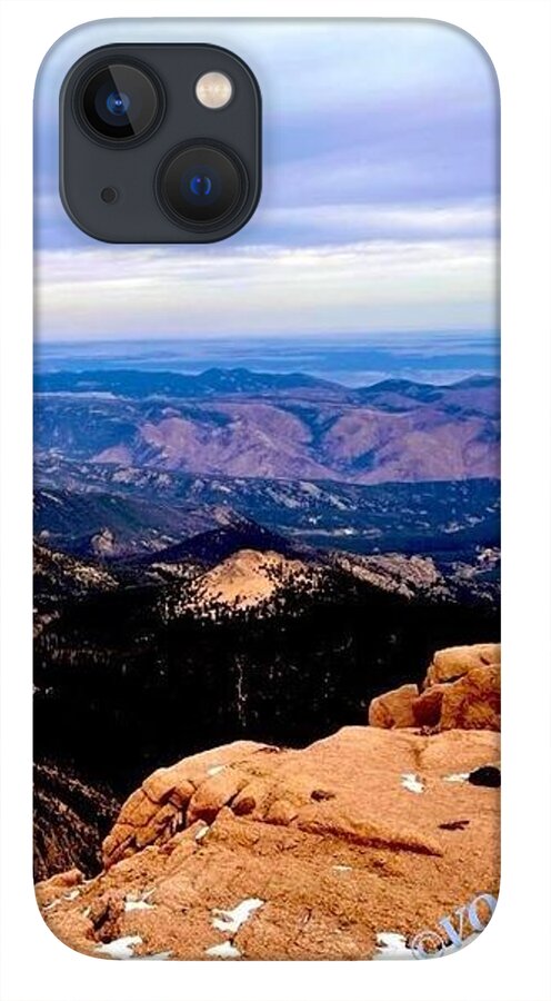 Majestic Mountain Panorama at Dawn - Phone Case