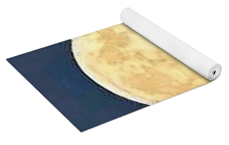 Moonrise Over Tranquil Waters - Yoga Mat