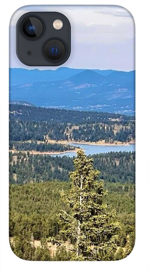 Serene Mountain Lake View - Phone Case