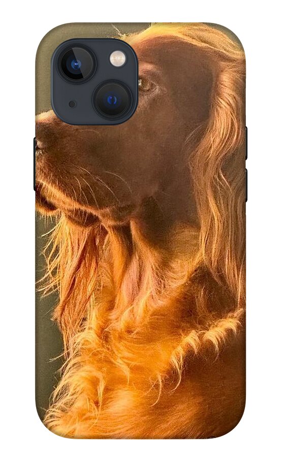 Aine the Regal Irish Setter - Phone Case