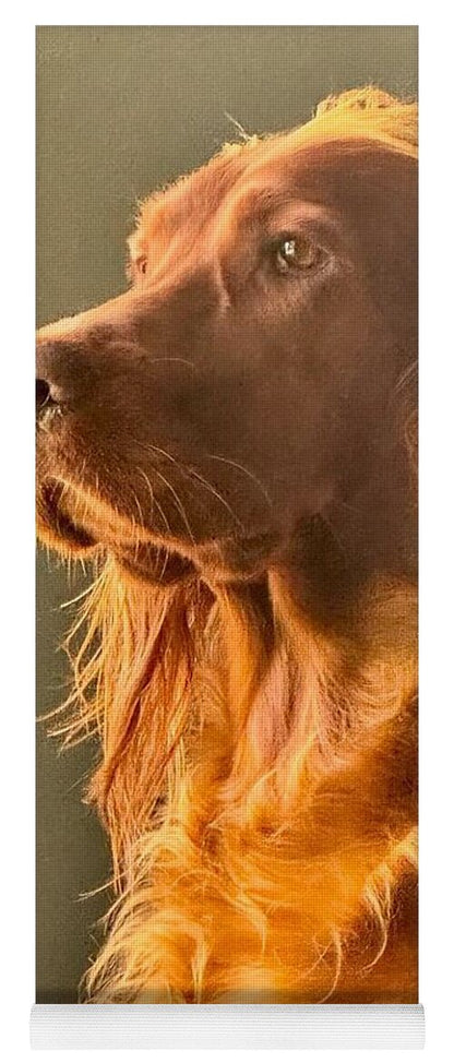 Aine the Regal Irish Setter - Yoga Mat