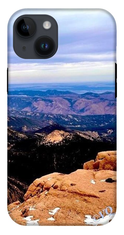 Majestic Mountain Panorama at Dawn - Phone Case