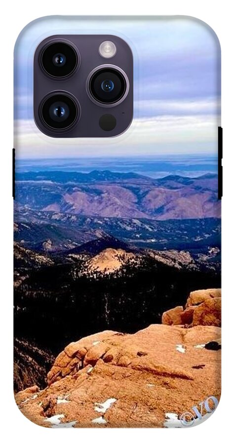 Majestic Mountain Panorama at Dawn - Phone Case