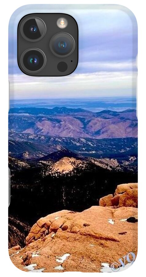Majestic Mountain Panorama at Dawn - Phone Case
