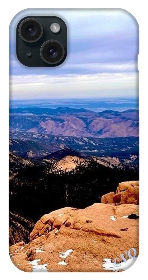 Majestic Mountain Panorama at Dawn - Phone Case