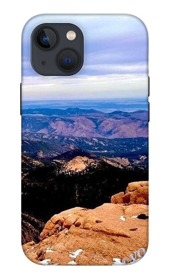 Majestic Mountain Panorama at Dawn - Phone Case