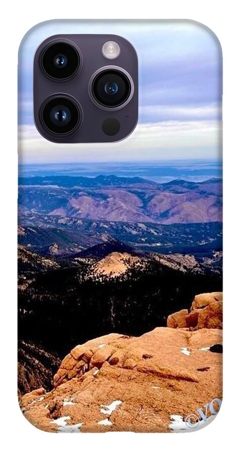Majestic Mountain Panorama at Dawn - Phone Case