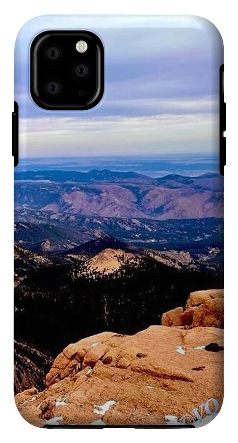 Majestic Mountain Panorama at Dawn - Phone Case