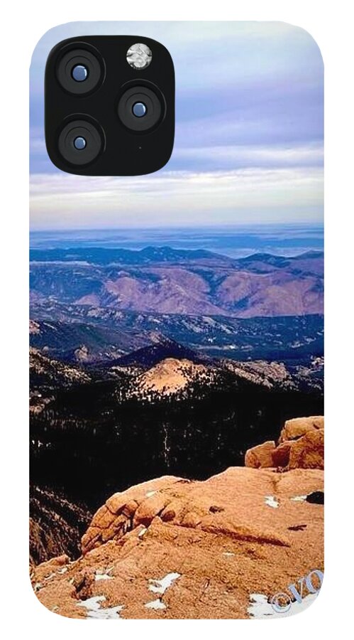 Majestic Mountain Panorama at Dawn - Phone Case