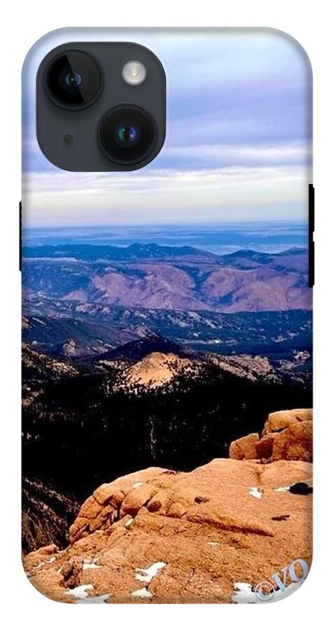 Majestic Mountain Panorama at Dawn - Phone Case