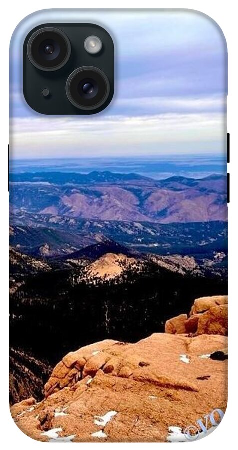 Majestic Mountain Panorama at Dawn - Phone Case