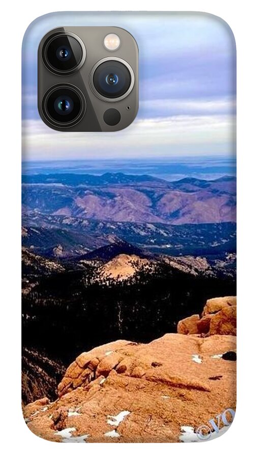Majestic Mountain Panorama at Dawn - Phone Case