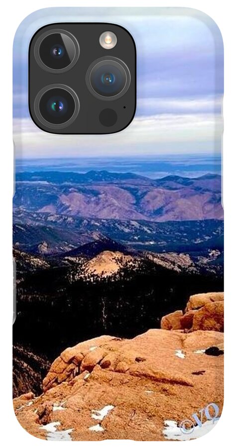 Majestic Mountain Panorama at Dawn - Phone Case