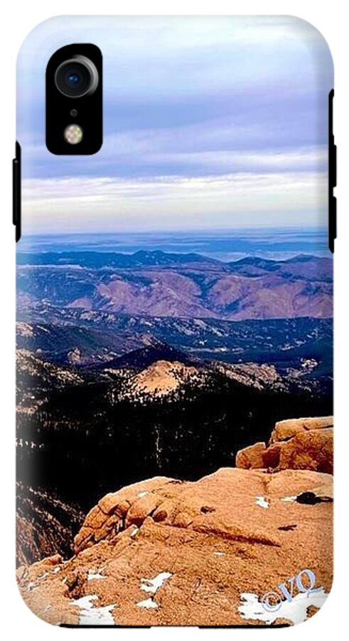 Majestic Mountain Panorama at Dawn - Phone Case