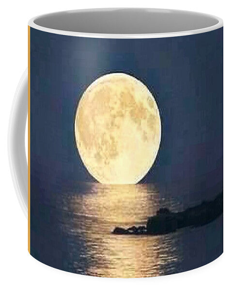 Moonrise Over Tranquil Waters - Mug