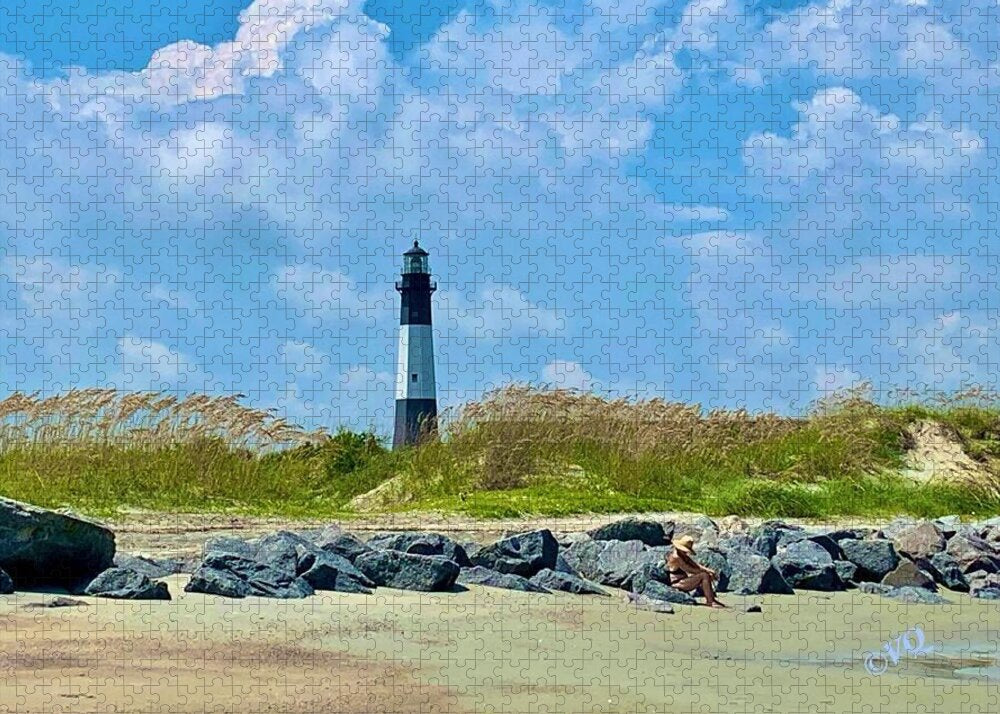 Serene Lighthouse by the Shoreline - Puzzle