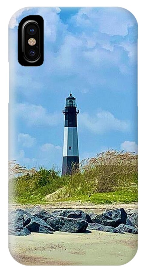 Serene Lighthouse by the Shoreline - Phone Case