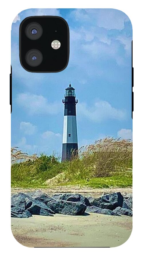 Serene Lighthouse by the Shoreline - Phone Case