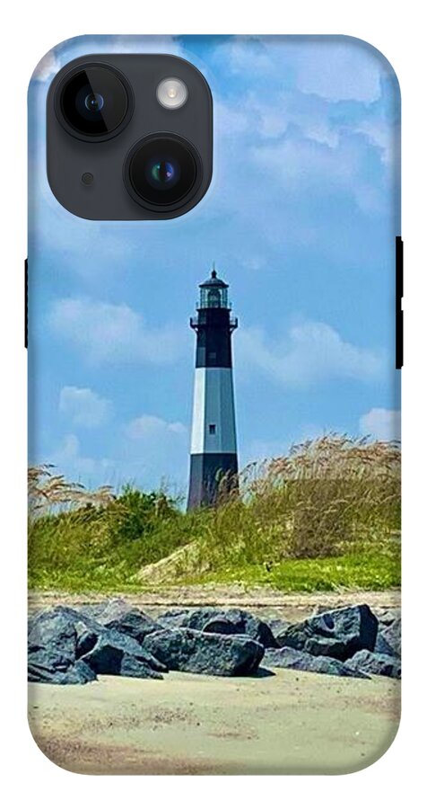 Serene Lighthouse by the Shoreline - Phone Case