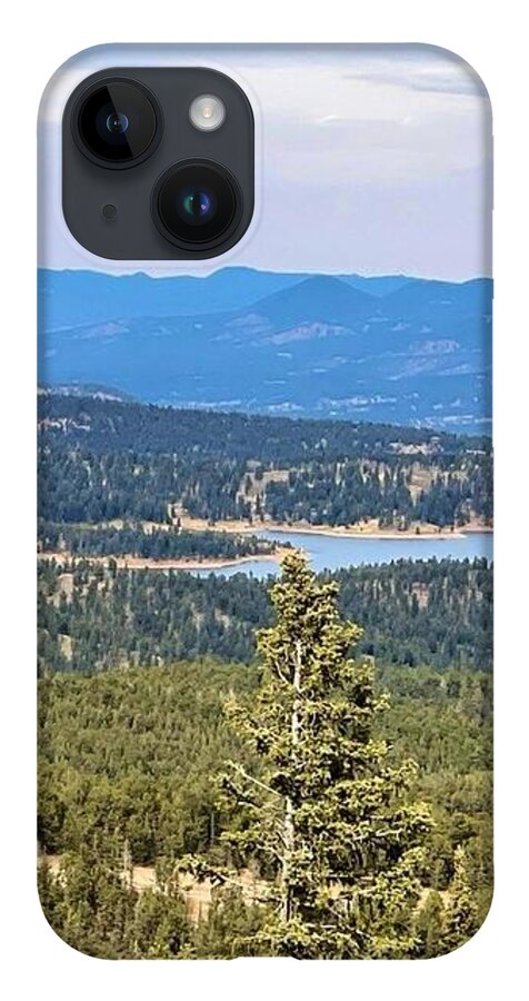 Serene Mountain Lake View - Phone Case