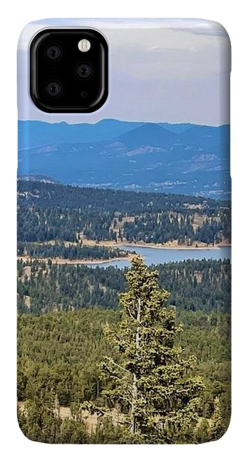 Serene Mountain Lake View - Phone Case
