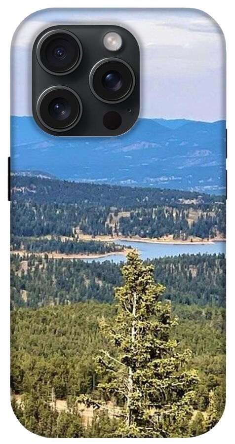 Serene Mountain Lake View - Phone Case