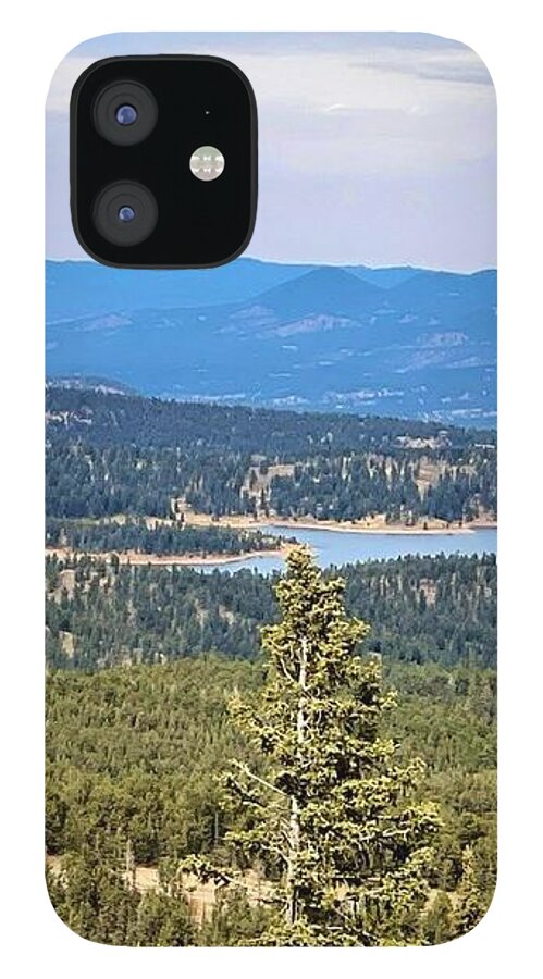 Serene Mountain Lake View - Phone Case