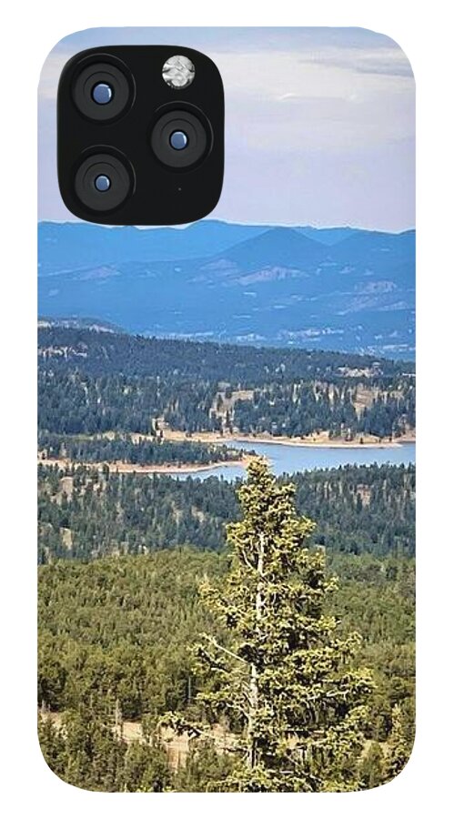 Serene Mountain Lake View - Phone Case