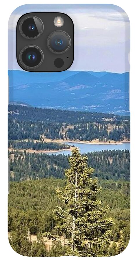 Serene Mountain Lake View - Phone Case