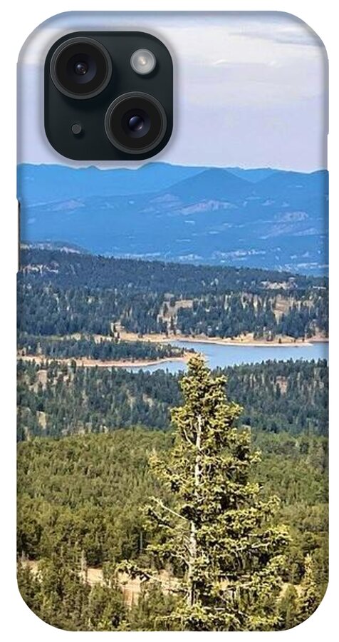 Serene Mountain Lake View - Phone Case