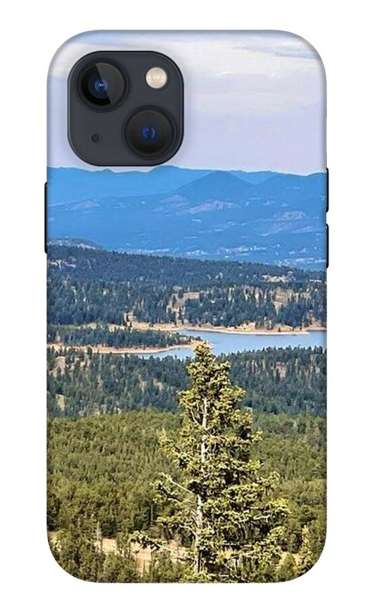 Serene Mountain Lake View - Phone Case