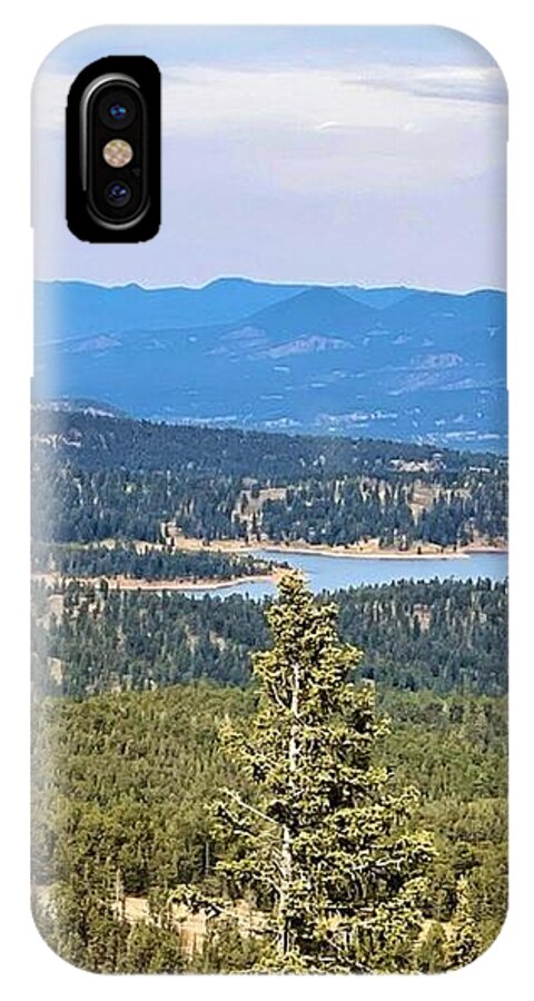 Serene Mountain Lake View - Phone Case