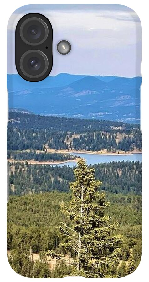 Serene Mountain Lake View - Phone Case