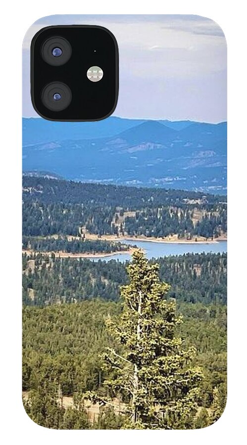 Serene Mountain Lake View - Phone Case