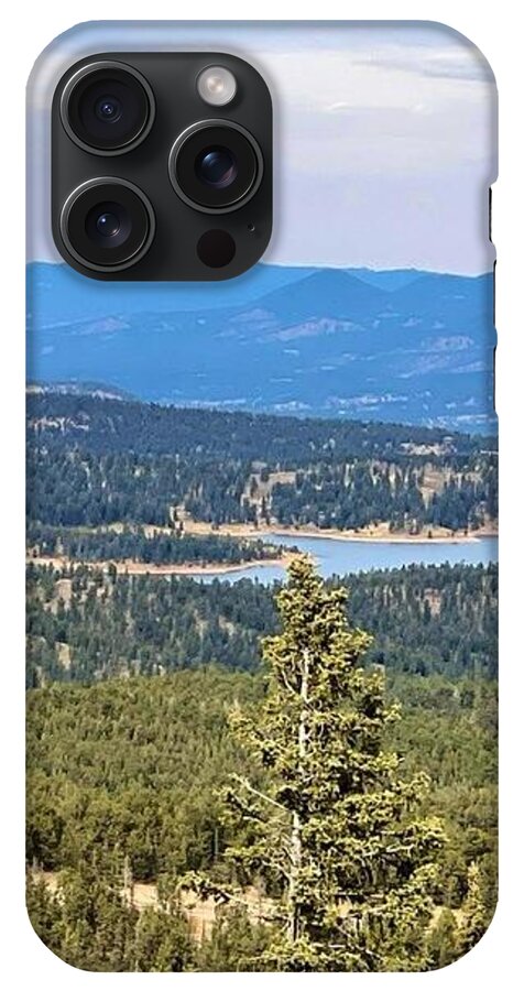 Serene Mountain Lake View - Phone Case