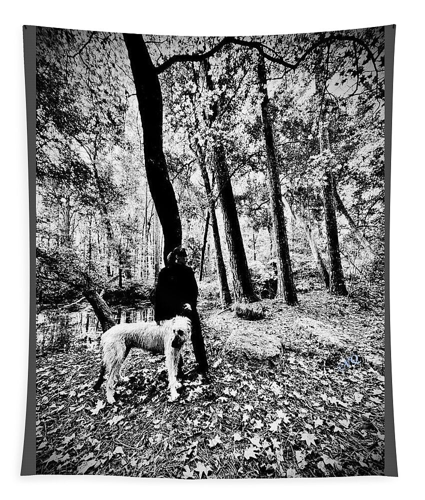 Solitude in the Autumn Woods - Tapestry