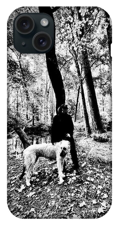 Solitude in the Autumn Woods - Phone Case