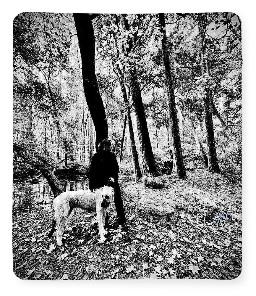 Solitude in the Autumn Woods - Blanket