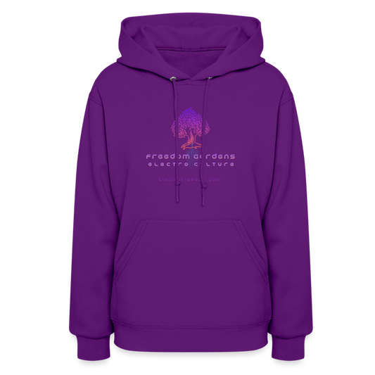 Women's Freedom Gardens Hoodie - purple