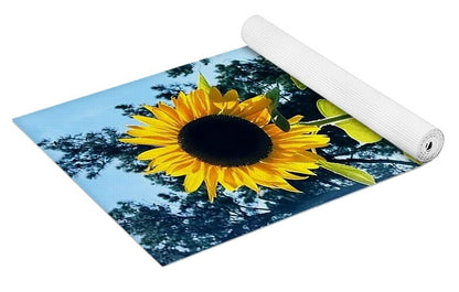 Sunflowers Reaching Towards the Sky - Yoga Mat