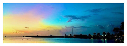 Tranquil Evening on Tropical Shore - Yoga Mat