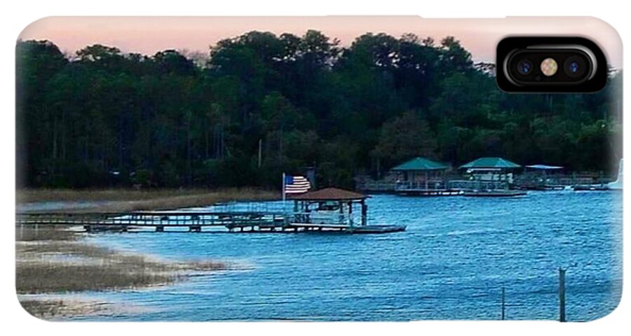 Tranquil Lakeside at Sunset - Phone Case