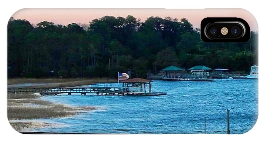 Tranquil Lakeside at Sunset - Phone Case