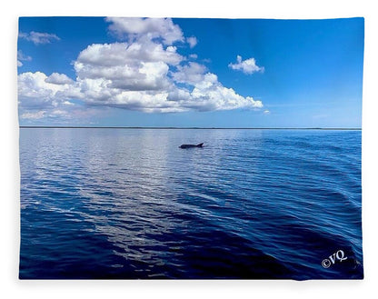 Tranquil Waters with Dolphin - Blanket