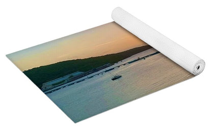 Tropical Sunset Over Serene Bay - Yoga Mat