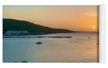 Tropical Sunset Over Serene Bay - Yoga Mat