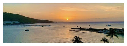 Tropical Sunset Over Serene Bay - Yoga Mat