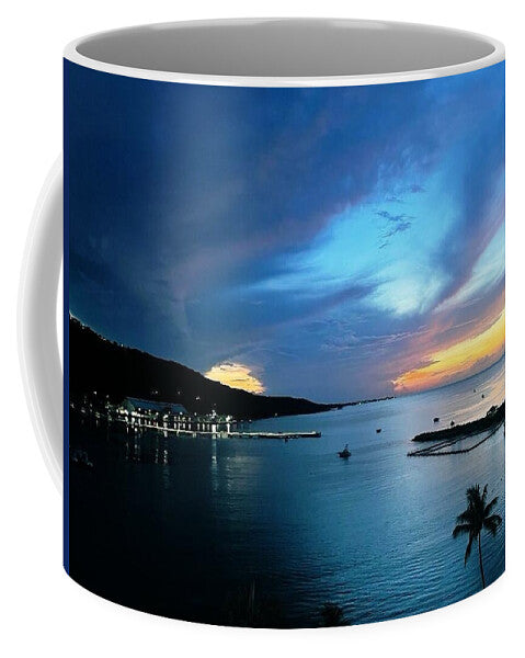 Vibrant Sunset Over Calm Waters - Mug